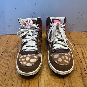 Nike Womens Court Force High Classic Bambi